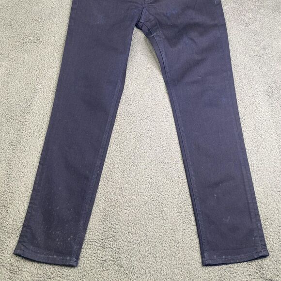 Levis 511 Jeans Mens 33x32 Blue Slim Fit Stretch Denim Pants Stain Flaw Commuter - Picture 3 of 14